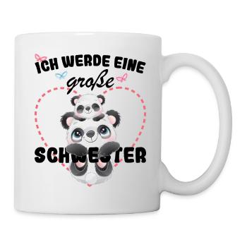 Je vais être une grande sœur en 2025 - Mug blanc - blanc - Droite