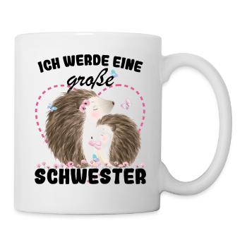 Je vais être une grande sœur en 2025 - Mug blanc - blanc - Droite
