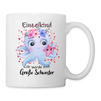 Je vais être une grande sœur en 2025 - Mug blanc - blanc - Droite