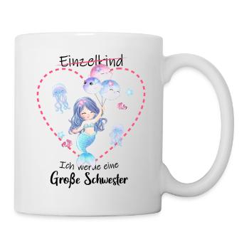 Je vais être une grande sœur en 2025 - Mug blanc - blanc - Droite