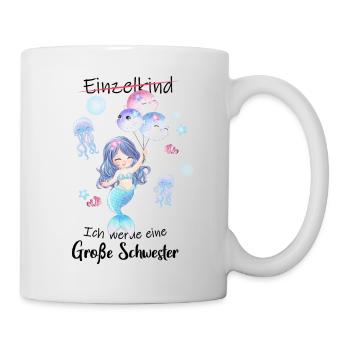 Je vais être une grande sœur en 2025 - Mug blanc - blanc - Droite