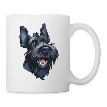 Kerry Blue Terrier | Blauer Irischer Terrier - Tasse - Weiß - Rechts