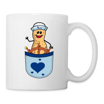 Bag Peanut Sailors Sailors Helmsman - Mug - white - Right