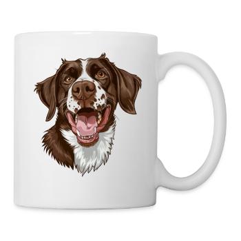 Kleiner Münsterländer | Small Munsterlander - Tasse - Weiß - Rechts