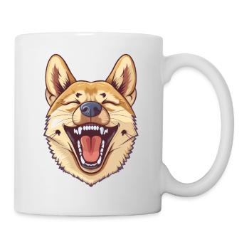 Korea Jindo Dog | Korean Jindo | Cartoon Artwork - Mug - white - Right