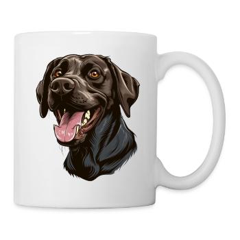 Labrador Retriever | Cartoon Artwork - Mug - white - Right