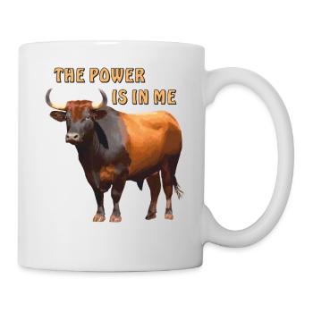 BULLE LE POUVOIR EST EN MOI - Mug blanc - blanc - Droite