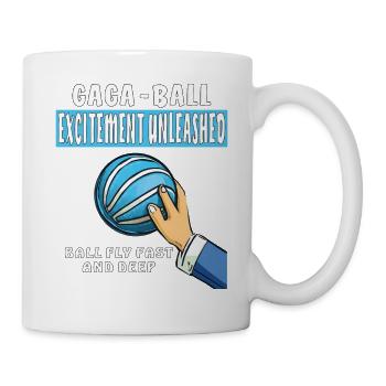 GAGA BALL EXCITEMENT UNLEASHED - Mug - white - Right