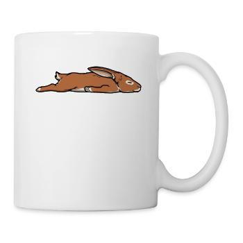 Offizielles Schlafshirt Hase Schlafanzug - Tasse - Weiß - Rechts