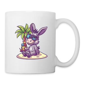 Donkey Summer Holiday - Mug - white - Right