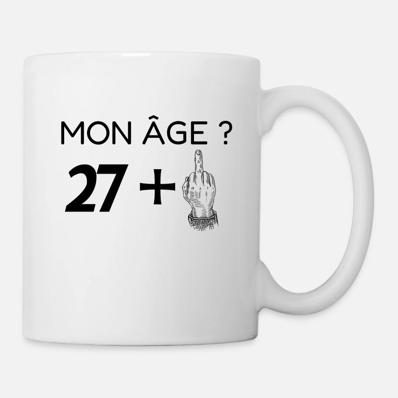 Mein Alter 28 - Tasse - Weiß
