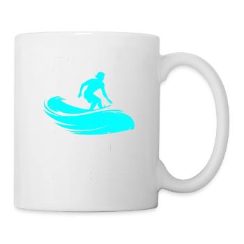 Surfender Surfer - Tasse - Weiß - Rechts