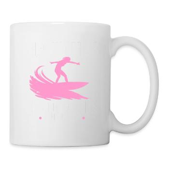 Surfender Surfer - Tasse - Weiß - Rechts
