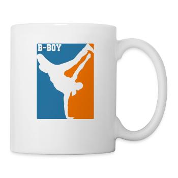 Breakdance B-Boy Hip-Hop und Funk - Tasse - Weiß - Rechts
