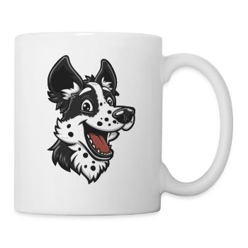 Mudi | Illustration de dessin animé - Mug blanc - blanc - Droite