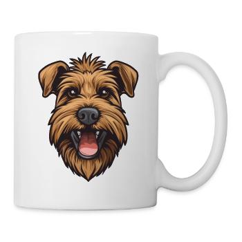 Norfolk Terrier | Cartoon Artwork - Mug - white - Right