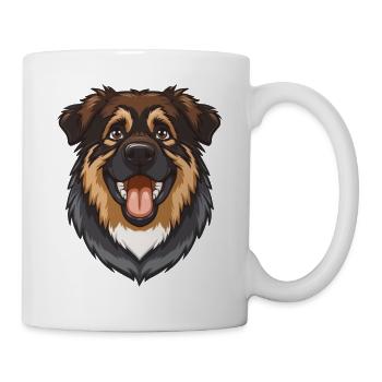 Owtscharka Ovcharka | Caucasian Shepherd Dog - Tasse - Weiß - Rechts