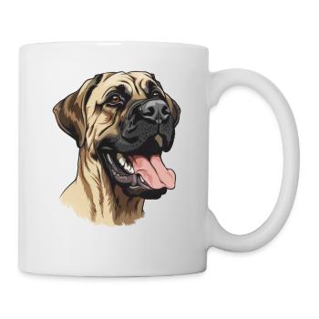 Old English Mastiff | Cartoon Artwork - Mug - white - Right