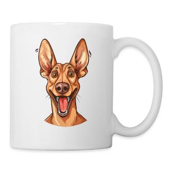 Podenco Canario | Cartoon Artwork - Mug - white - Right