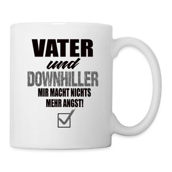 Father and downhiller - Mug - white - Right