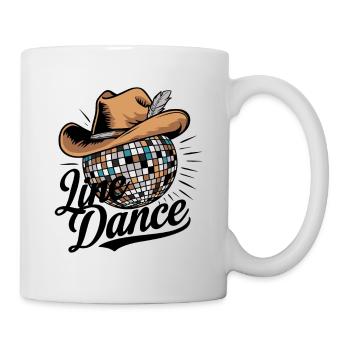 Line Dance - Tasse - Weiß - Rechts