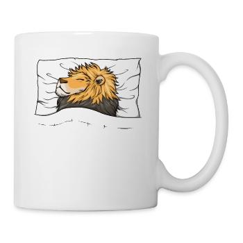 Chemise de nuit officielle Lion Pyjama - Mug blanc - blanc - Droite