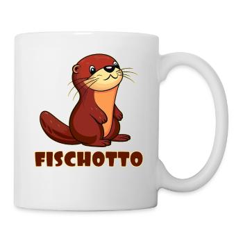 Otto Name, Fischotto Outfit for Name Day with Name - Mug - white - Right