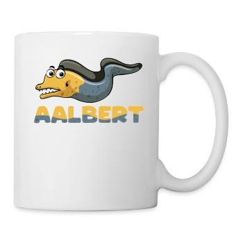 Albert Name, Aalbert Outfit zum Namenstag mit - Tasse - Weiß - Rechts