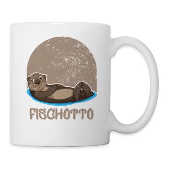 Otto Name, Fischotto Outfit for Name Day with Name - Mug - white - Right