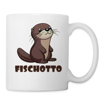 Otto Name, Fischotto Outfit for Name Day with Name - Mug - white - Right