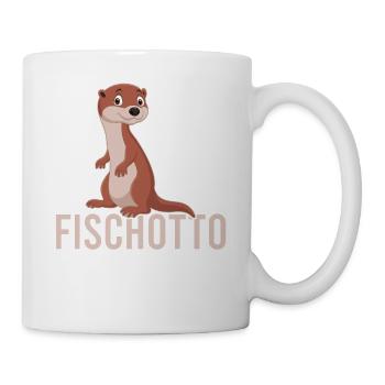 Otto Name, Fischotto Outfit for Name Day with Name - Mug - white - Right