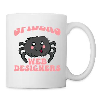 Vogelspinne Tarantula Terraristik Amphibie Spinne - Tasse - Weiß - Rechts