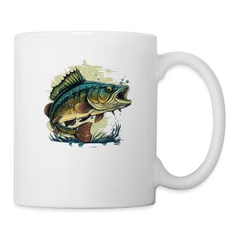Women Fear Me Fish Want Me Funny Fishing - Mug blanc - blanc - Droite