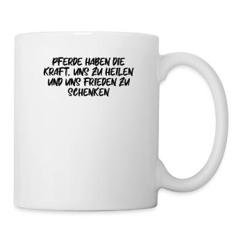Équitation - Les chevaux ont le pouvoir de nous guérir - Mug blanc - blanc - Droite