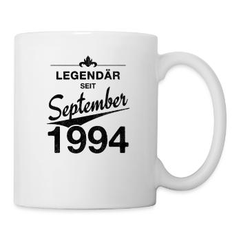 30th Birthday Legendary since September 1994 - Mug - white - Right