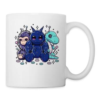 Pastel Goth Cryptids - Tasse - Weiß - Rechts