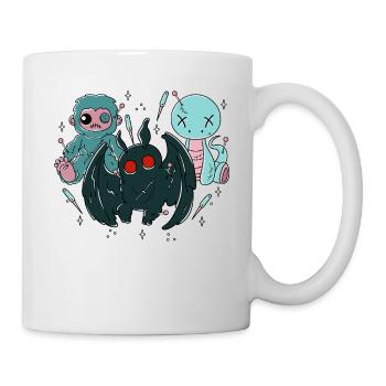 Kawaii Pastel Goth Cryptids - Tasse - Weiß - Rechts