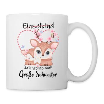 Je vais être une grande sœur en 2025 - Mug blanc - blanc - Droite