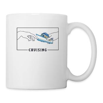 Michel-Ange Création d’Adam Cruising Cruise Cruise - Mug blanc - blanc - Droite
