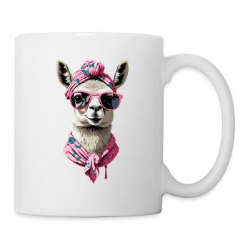 Llama Loving Mom Funny Mom Design - Mug - white - Right