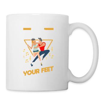 Sentez le rythme Jazzez vos pieds Dance Energy - Mug blanc - blanc - Droite