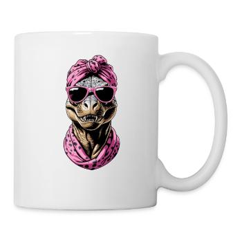 Drôle Dinosaure Maman Cool Dino Femme Style - Mug blanc - blanc - Droite
