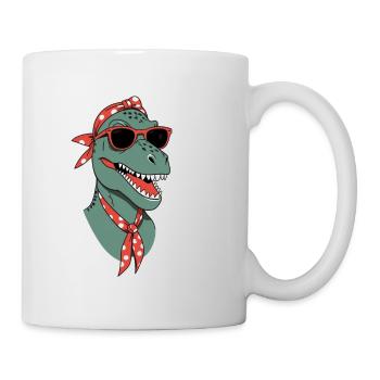 Drôle Dinosaure Maman Cool Dino Femme Style - Mug blanc - blanc - Droite