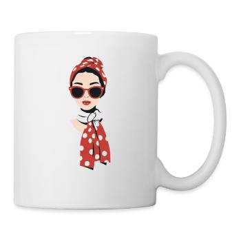 Iconic Woman Stylish Mom Funny Mom - Mug - white - Right