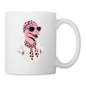 Drôle Dinosaure Maman Cool Dino Femme - Mug blanc - blanc - Droite