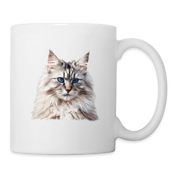 Siberian Cat Sibirische Katze - Mug - white - Right