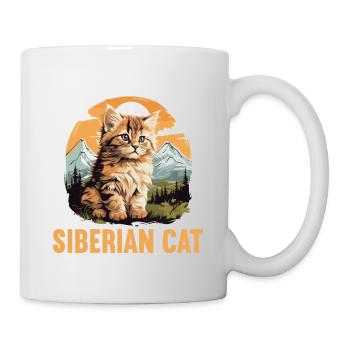 Siberian Cat Sibirische Katze - Mug - white - Right