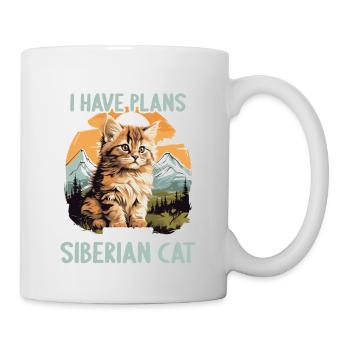 Chat Sibérien Sibirische Katze - Mug blanc - blanc - Droite