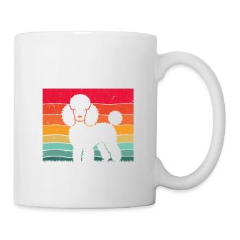 J’aime vraiment les caniches, d’accord ? Chien Papa Chiot Maman - Mug blanc - blanc - Droite