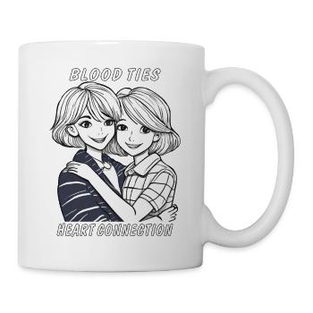 SISTERS BLOOD TIES HEART CONNECTION - Mug - white - Right